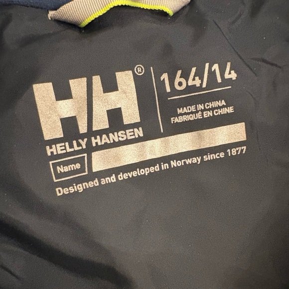 Helly Hansen Big Kids Twister ski jacket size 14 - Picture 5 of 6
